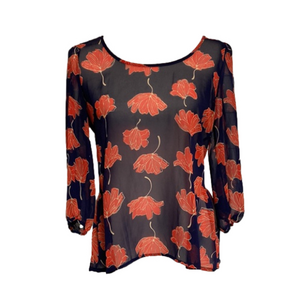 Needle & Thread Sheer Floral Top